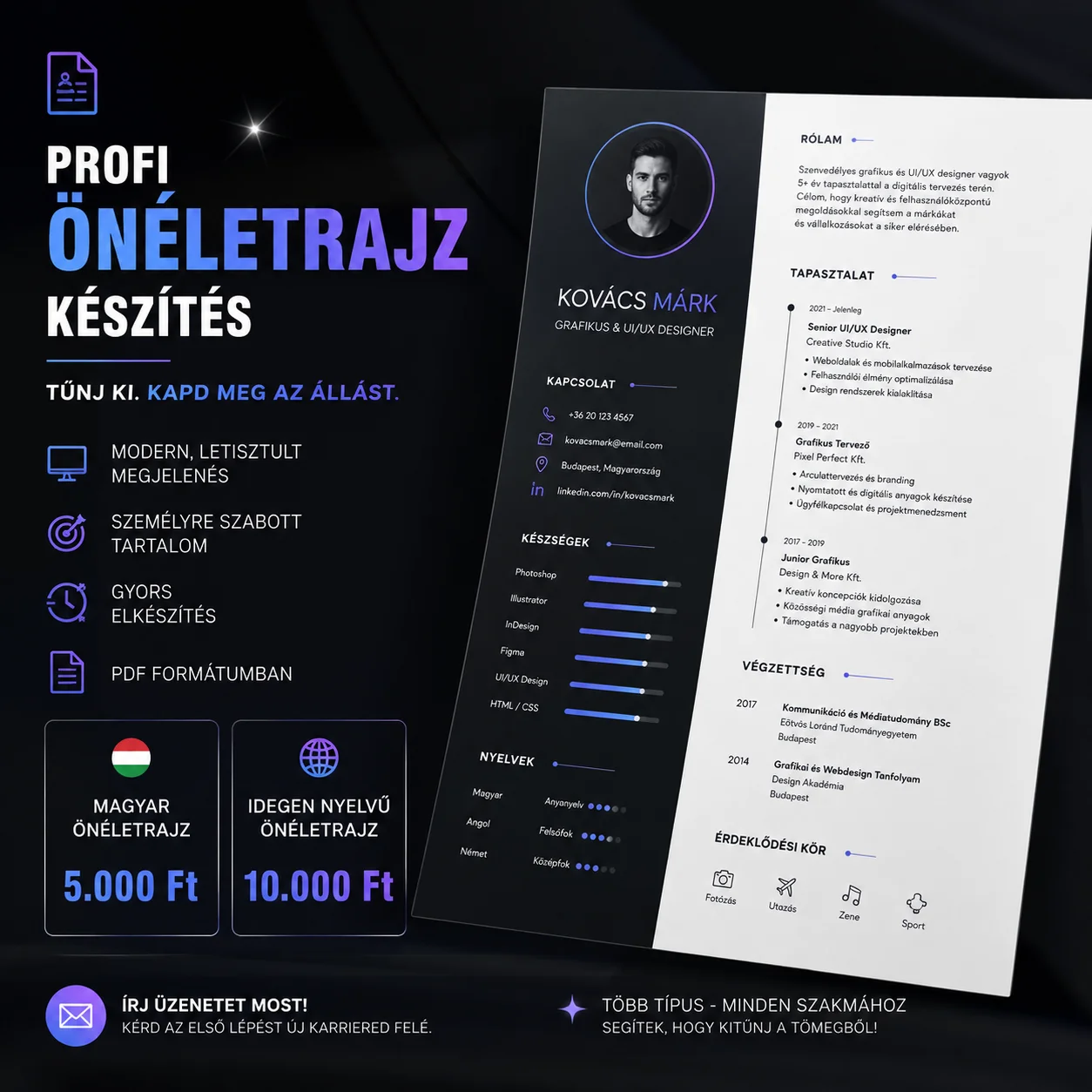 ÖNÉLETRAJZ KÉSZÍTÉSE