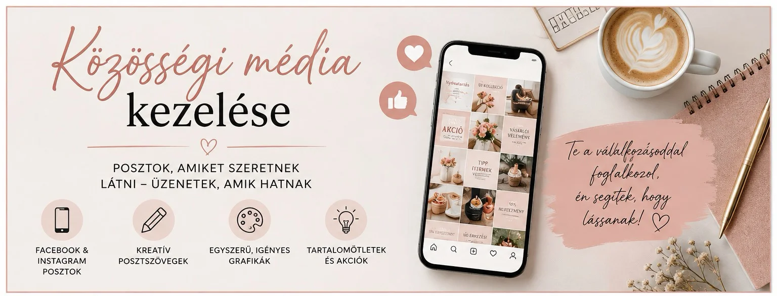 Facebook és Instagram posztok készítése kisvállalkozásoknak