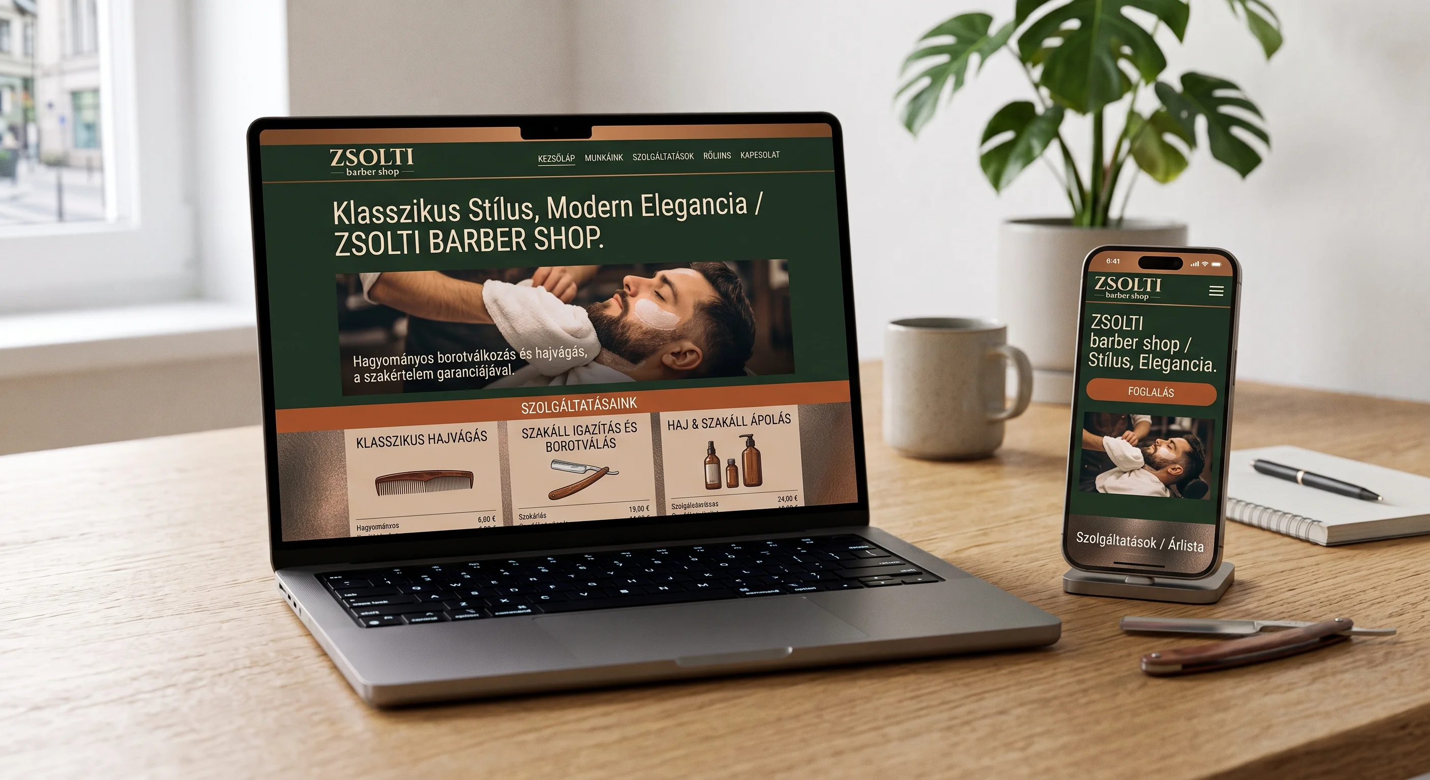 Modern, reszponzív weboldal kisvállalkozásoknak