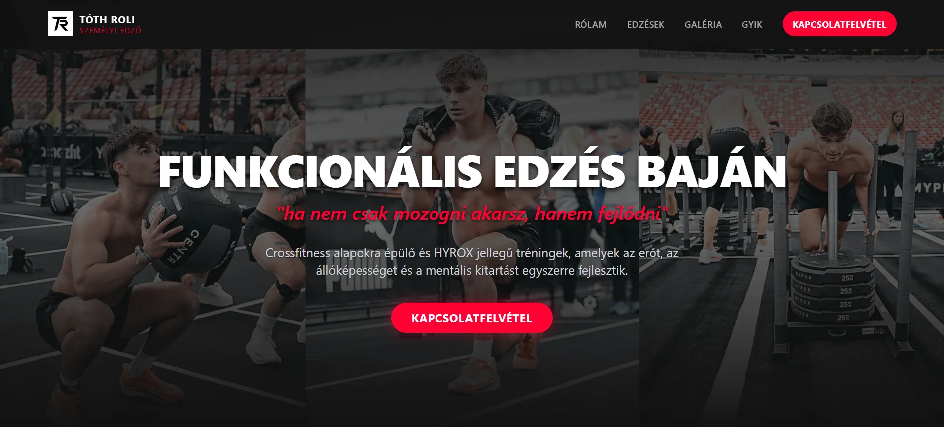 Céges weboldal készítés (mobilbarát, ajánlatkérésre optimalizált)