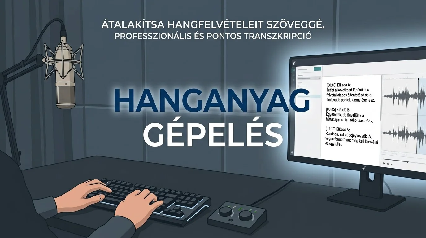 Hanganyag gépelés